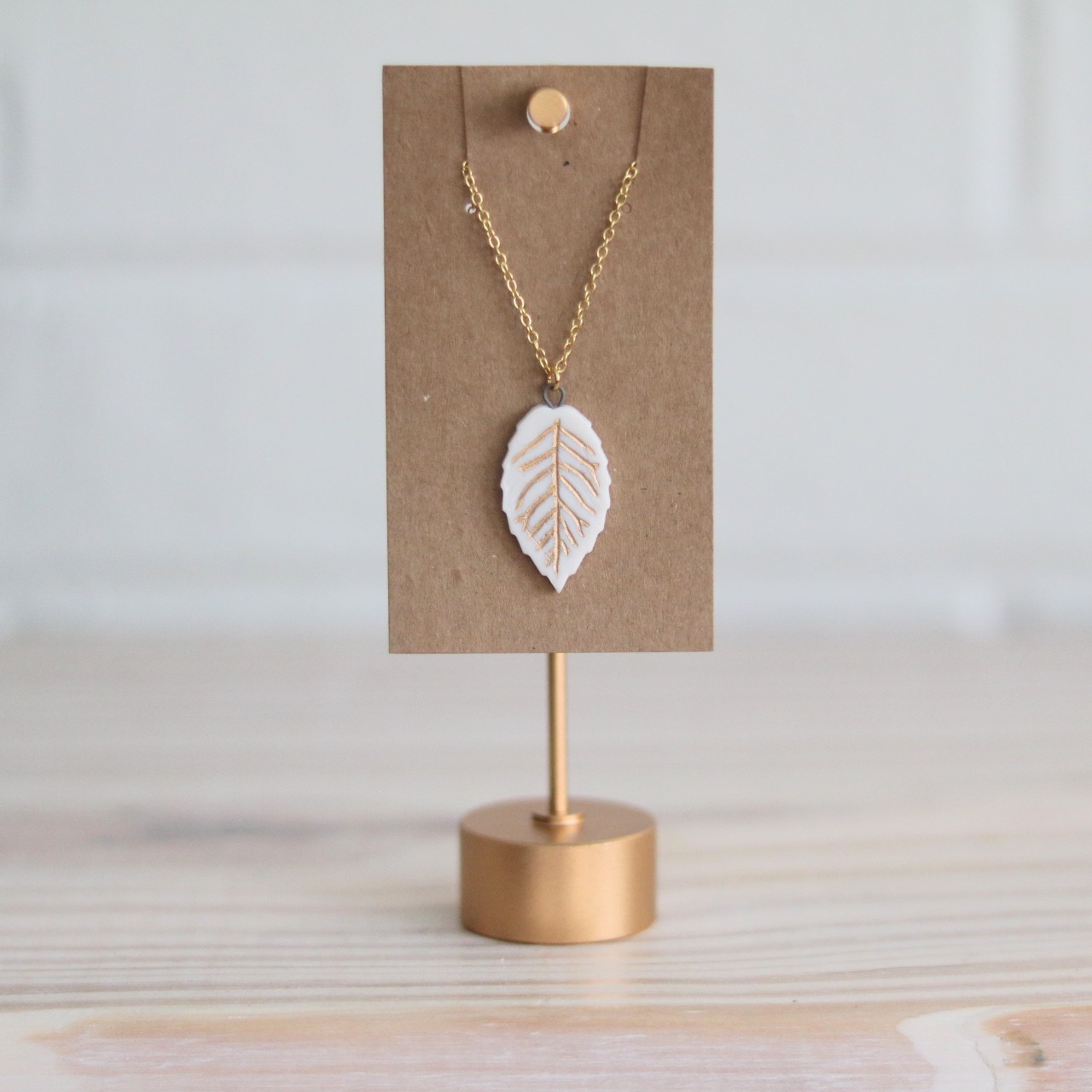 botanical collection - simple leaf jewelry - Image 2