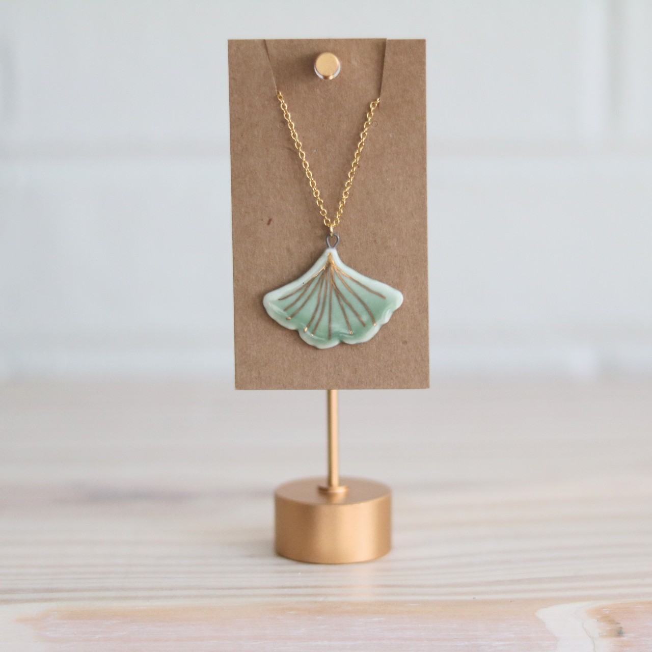 botanical collection - ginkgo leaf jewelry
